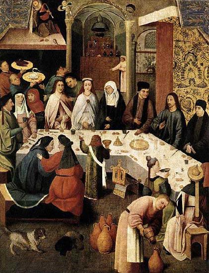 Hieronymus Bosch The Marriage at Cana oil painting image